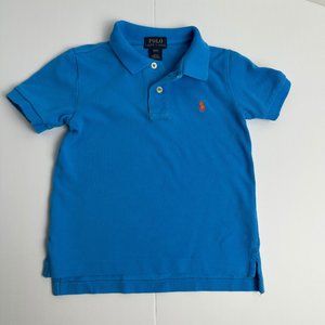 Ralph Lauren Blue Polo Short Sleeve Shirt Size Boy's 4T